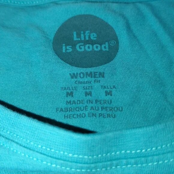 Life is Good sledding T shirt M Jake & Rocket! - Picture 3 of 3